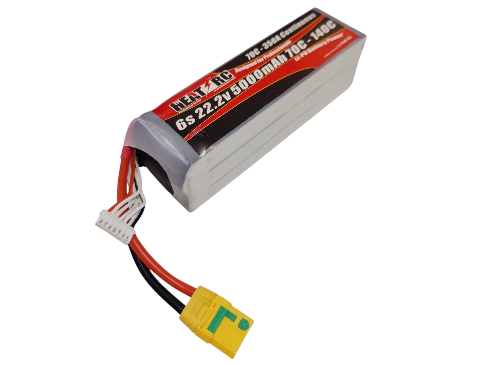 HEAT-RC, LiPo Akku 6S / 22.2V, 5000mAh 70C - XT90 – Bild 2