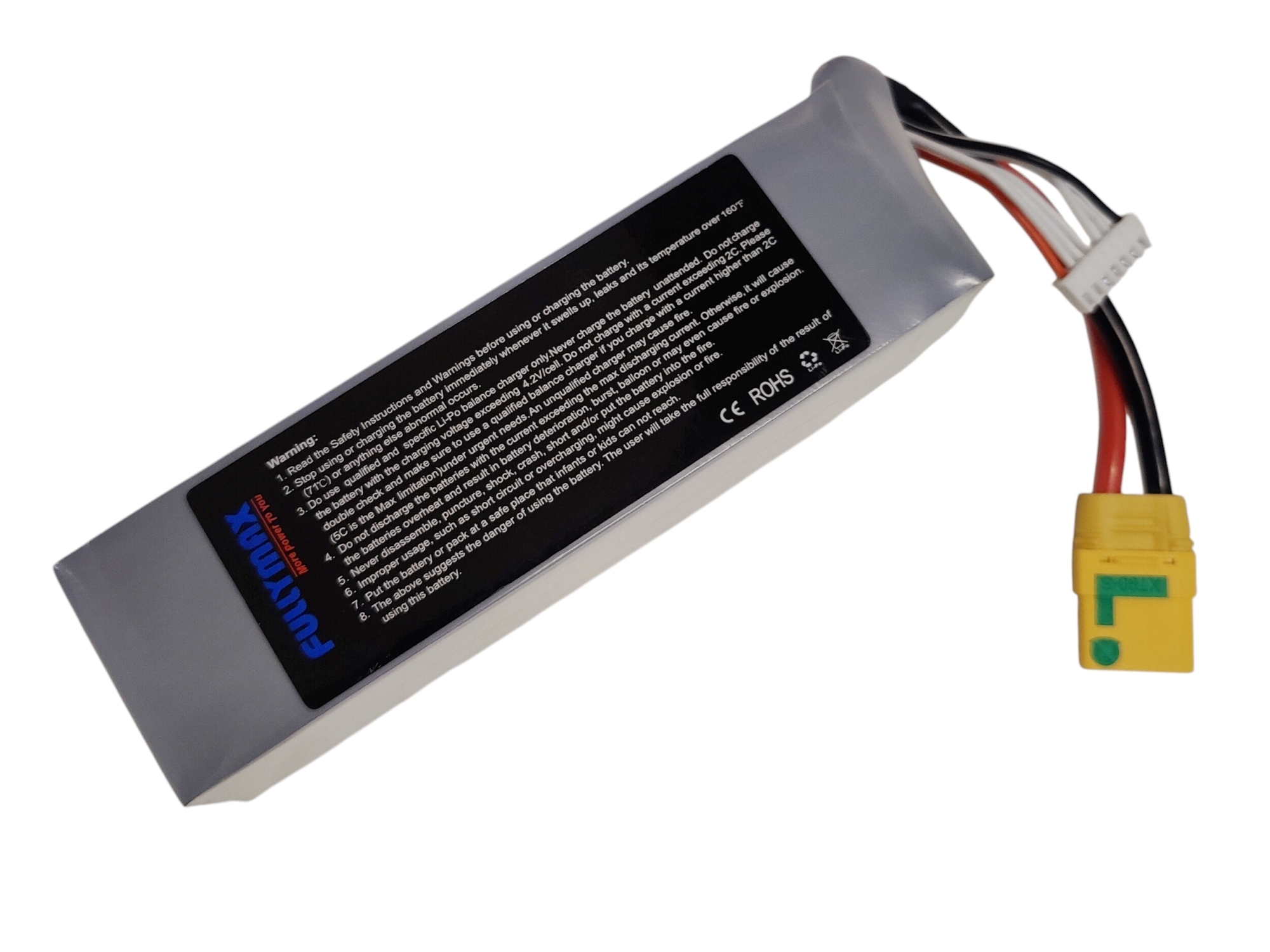 HEAT-RC, LiPo Akku 6S / 22.2V, 5000mAh 70C - XT90 – Bild 3
