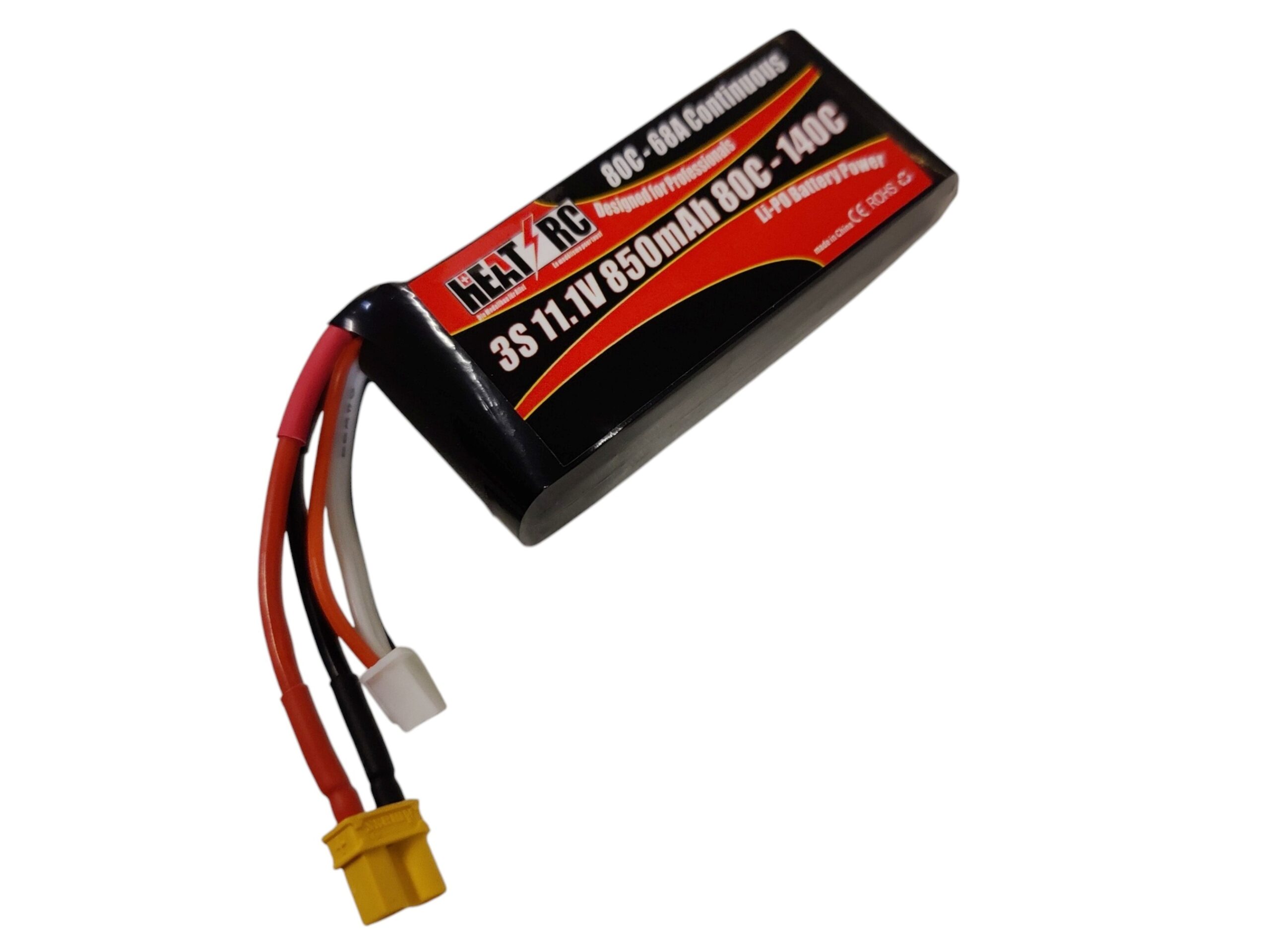 HEAT-RC, LiPo Akku 3S / 11.1V, 850mAh, 80C - XT30 - XLPower Stratos – Bild 2