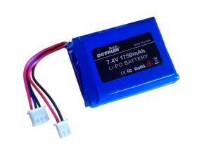 LiPo Akku 2S / 7.4V, 1750mAh - Senderakku, Dynam DTM-1005