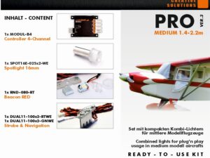uniLIGHT PRO-Medium Beleuchtungsset - SET-PRO-M3
