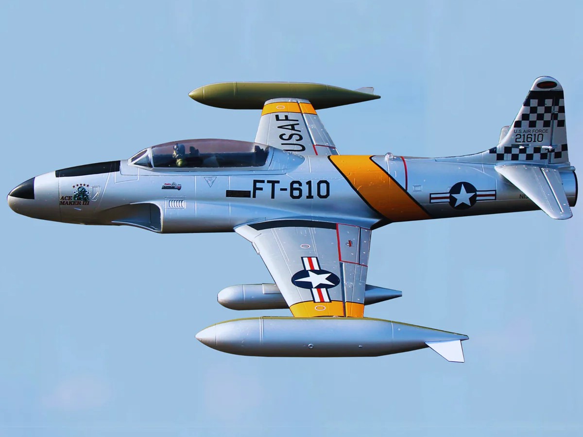 T-33 Shooting Star, 70mm EDF Jet, Spw 1230mm, 6S PNP-Set von Dynam