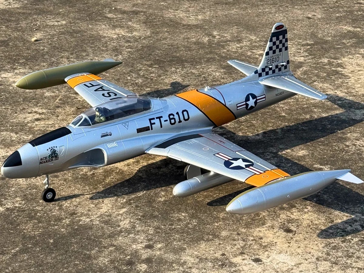T-33 Shooting Star, 70mm EDF Jet, Spw 1230mm, 6S PNP-Set von Dynam – Bild 2