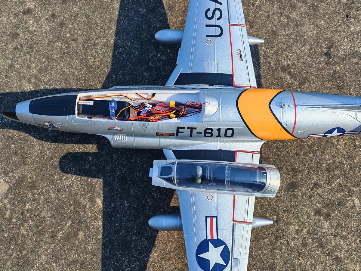 T-33 Shooting Star, 70mm EDF Jet, Spw 1230mm, 6S PNP-Set von Dynam – Bild 3