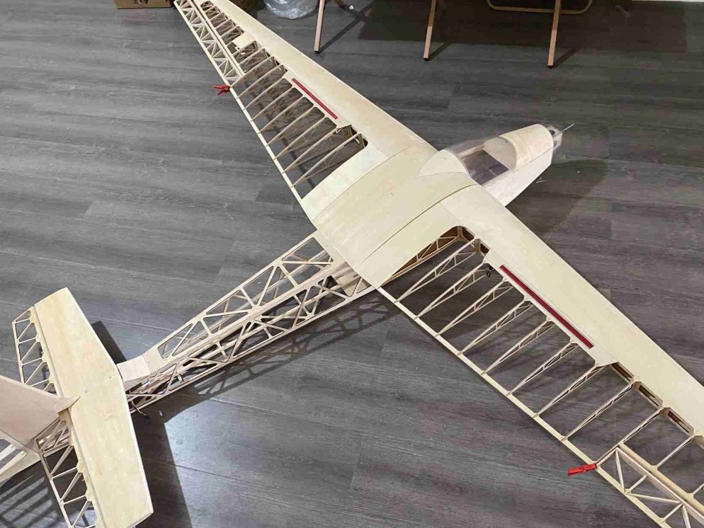 Valueplanes T45 Slingsby Swallow L, Spw 3250mm - KIT-Bausatz aus Balsaholz – Bild 2