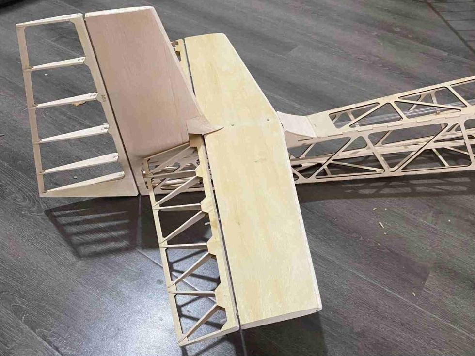 Valueplanes T45 Slingsby Swallow L, Spw 3250mm - KIT-Bausatz aus Balsaholz – Bild 3
