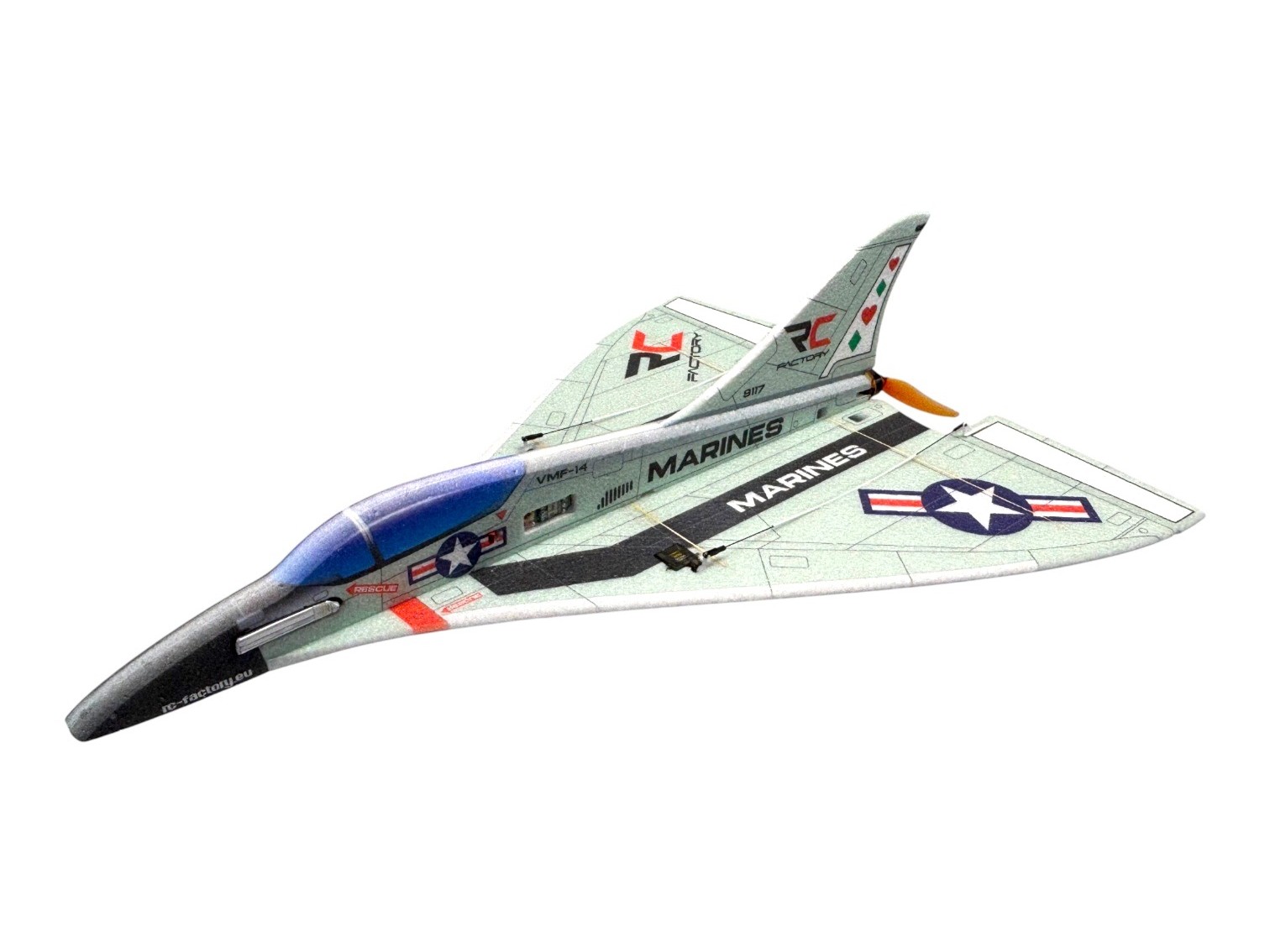 F4 Strike - Grey, Spw 500mm, KIT EPP-Funjet von RC-Factory – Bild 2