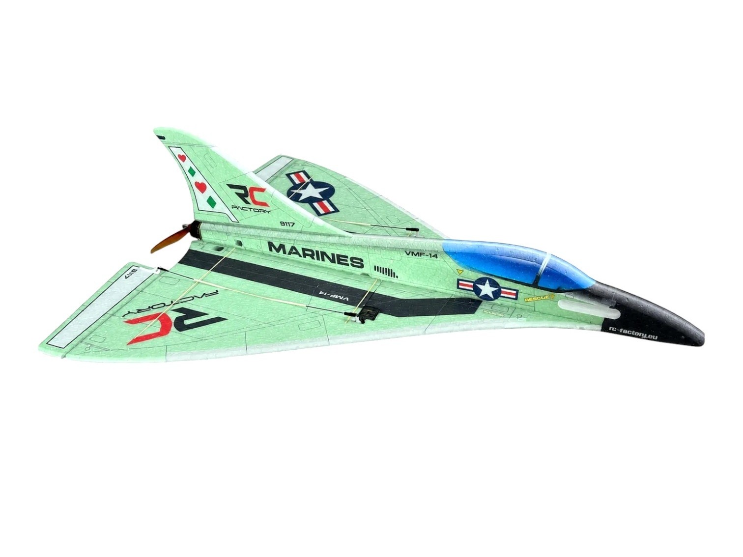 F4 Strike - Green, Spw 500mm, KIT EPP-Funjet von RC-Factory