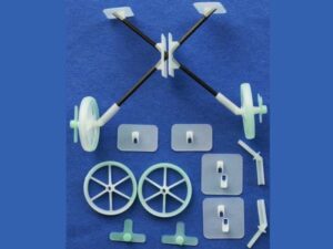 Gabriel Nylon Indoor Fahrwerk - Kleinteileset