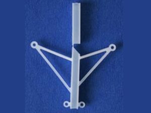 Gabriel Nylon Indoor Ruderhorn mit Scharnier - 4er-Set