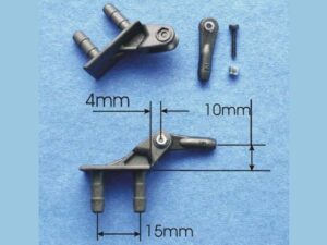 Gabriel CFK Gabelruderhebel 5/10mm mit Kugelgelenk M2
