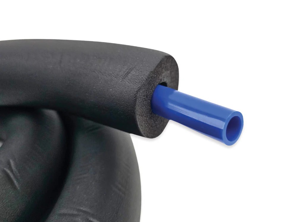 Isolierter Glykolschlauch für Kühlsysteme - 12 x 16 mm - 2 Meter - blau