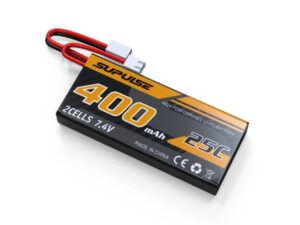 LiPo Akku 2S / 7.4V, 400mAh - JST zu Trainstar Stunt - Volantex