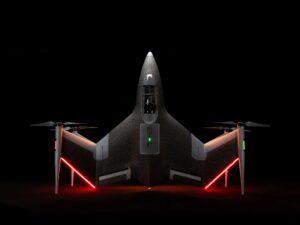 Flywing X-Wing - rot - VTOL RTF-Set mit DJI O4 Air Unit und Goggles N3