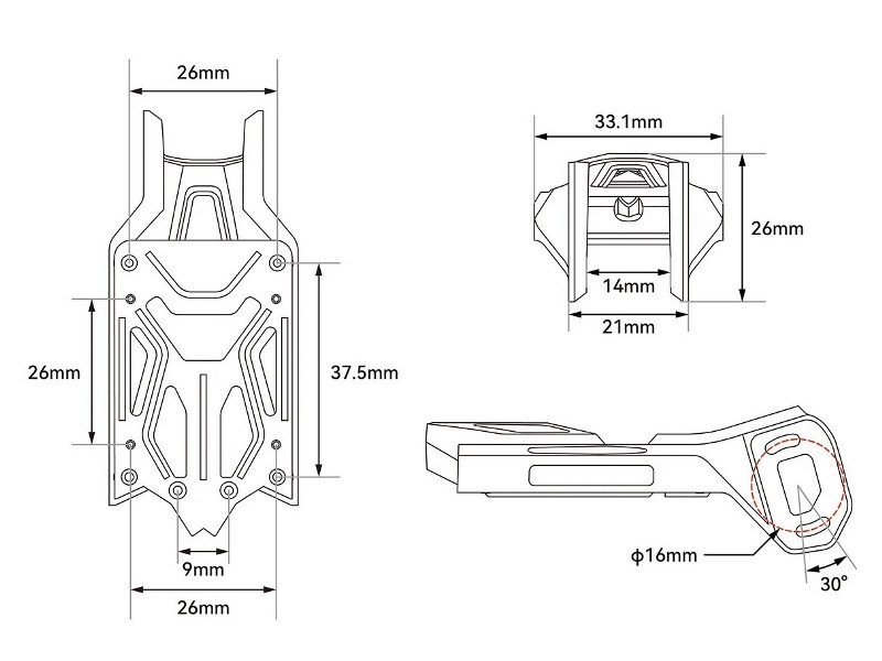 BetaFPV O4 Air Unit Bracket II - Pavo Pico II – Bild 3