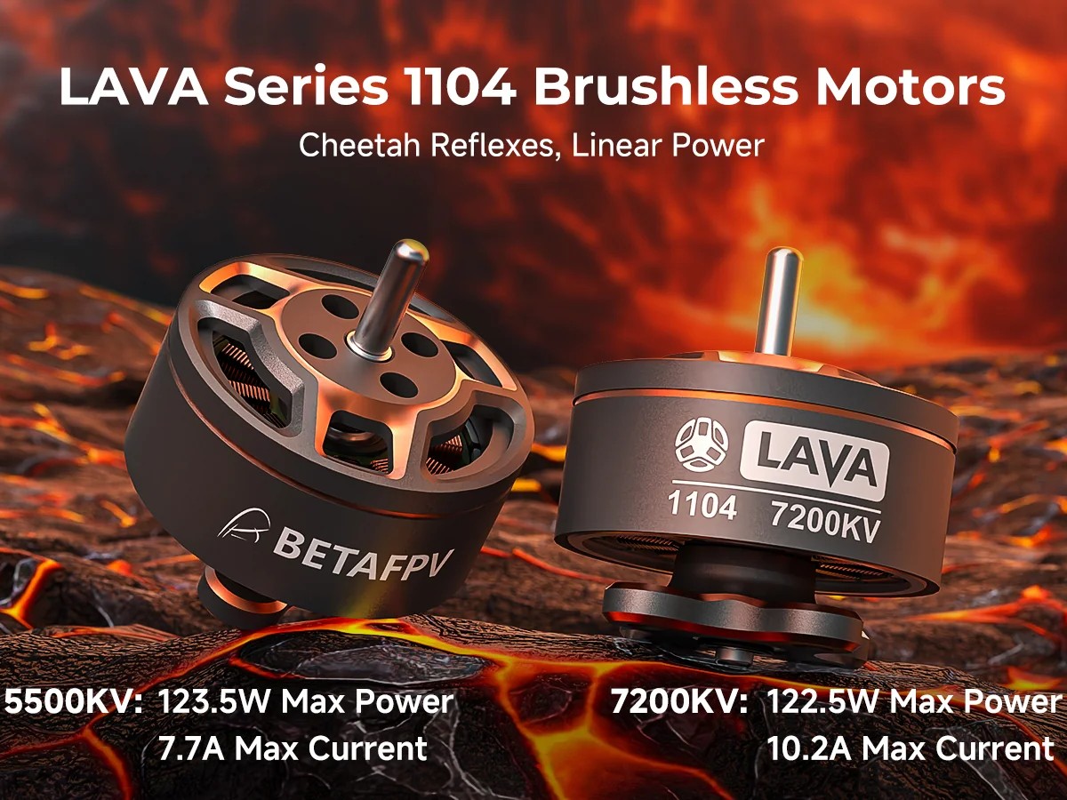 BetaFPV LAVA Brushless Motor 1104 7200KV - Pavo20 Pro