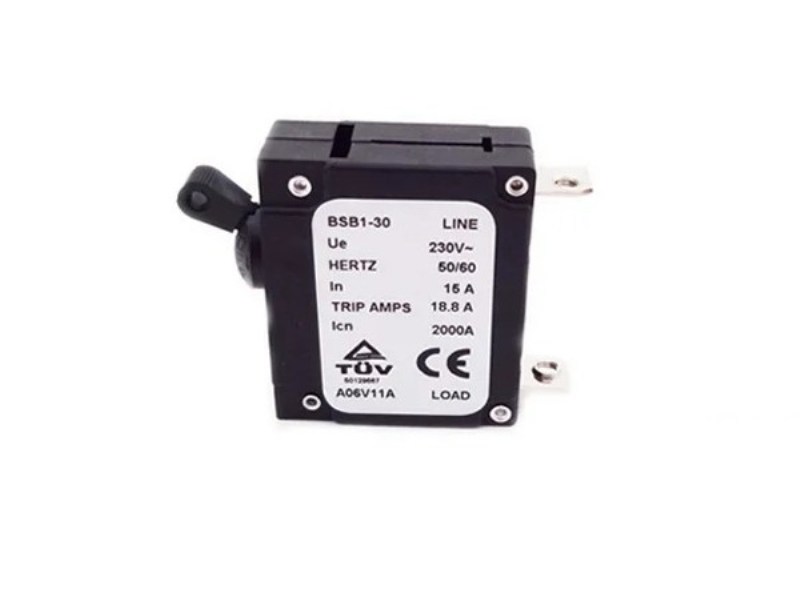 Sicherung - Überlastschutzschalter 230V 15A / 18.8A für Stromgeneratoren