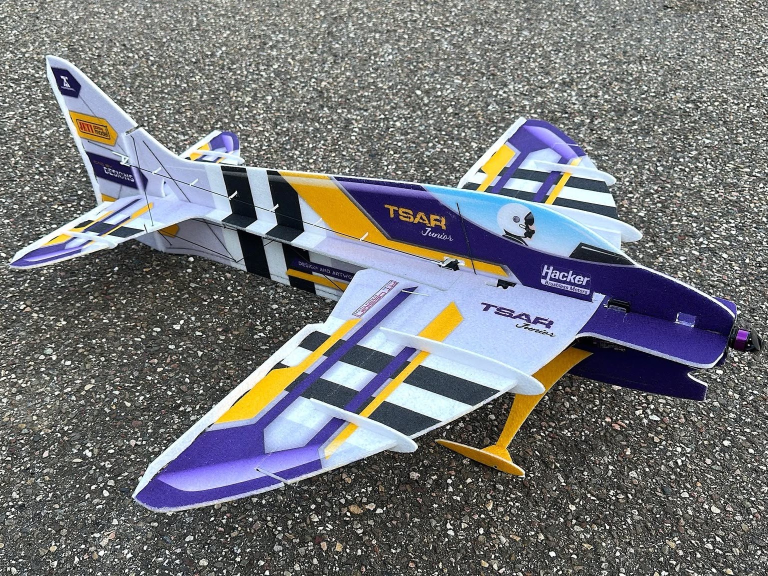 TSAR Junior F3P 3D - 838mm - KIT-Bausatz aus EPP - purple - TA Horizons – Bild 3