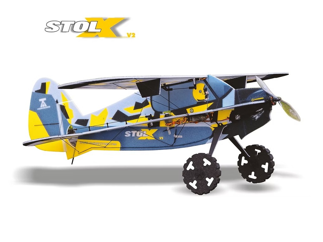 Stol X V2 3D - 940mm - PNP-Bausatz - Camouflage Gelb - TA Horizons – Bild 2