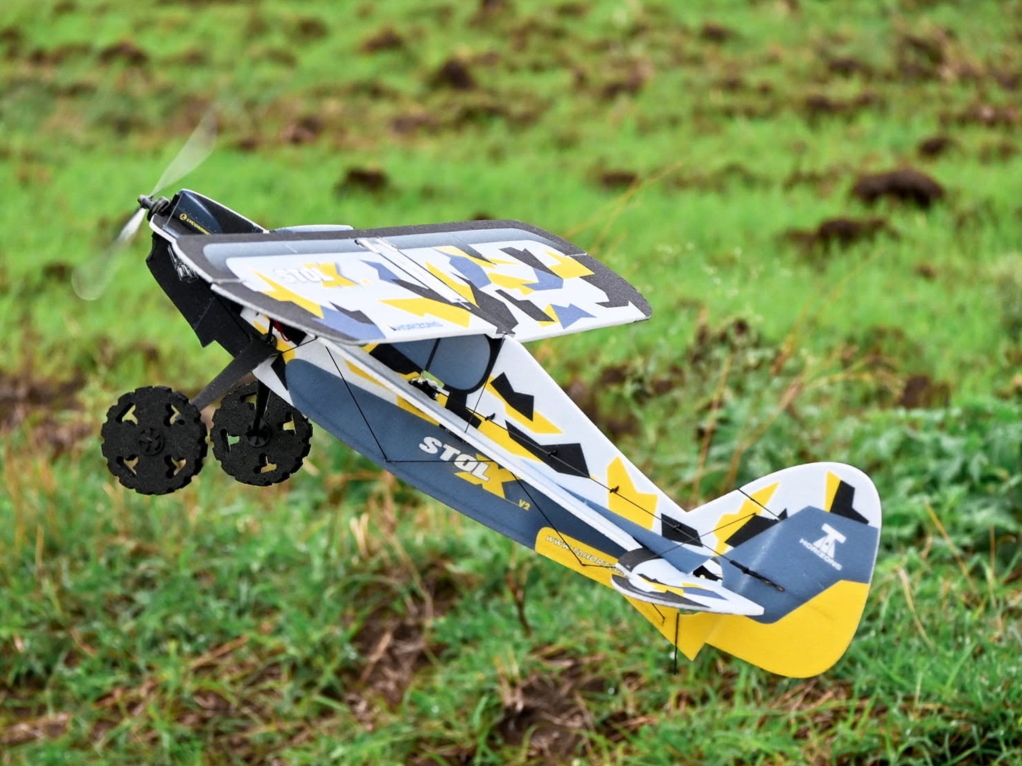 Stol X V2 3D - 940mm - PNP-Bausatz - Camouflage Gelb - TA Horizons – Bild 4
