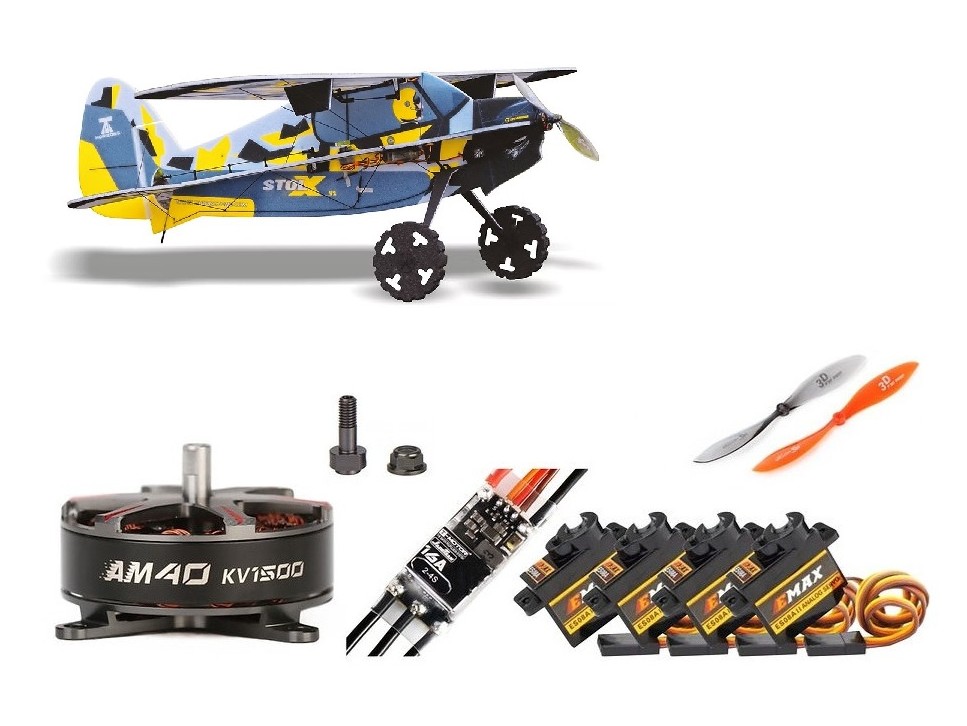 Stol X V2 3D - 940mm - PNP-Bausatz - Camouflage Gelb - TA Horizons