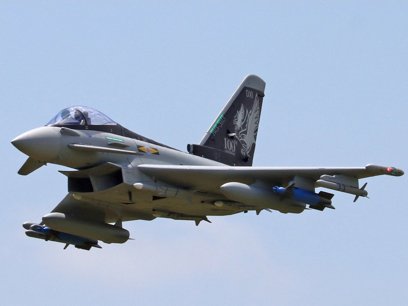 Eurofighter Typhoon V2, 90mm EDF Jet mit Gyro, Spw 1030mm, 8S PNP-Set, Freewing – Bild 2